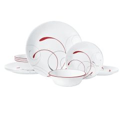 Corelle Lightweight Plates Splendor 12-piece Dinnerware Set, Service for 4