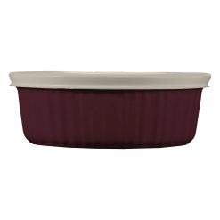 CorningWare  French Colors 24-ounce Baking Dish with Lid, Cabernet