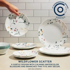 Alternative view of Corelle Lightweight Plates Wildflower Scatter 18-ounce Cereal Bowl