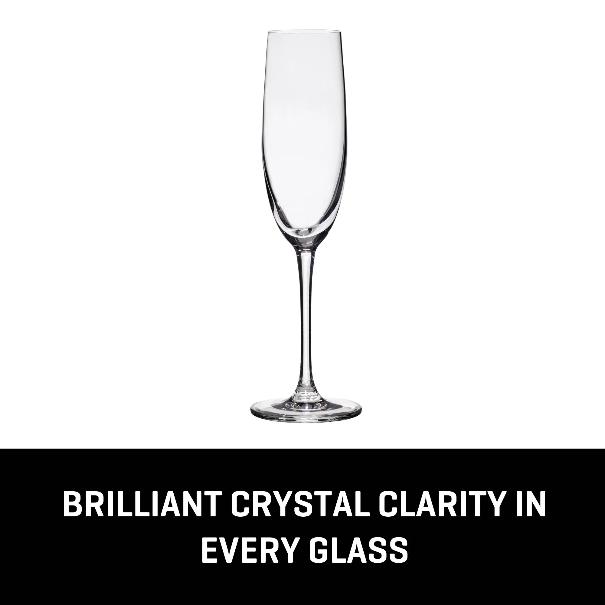 Lucaris Bangkok Bliss Champagne Flute Glasses (4-Pieces), 6-ounce, Dishwasher Safe, Lead-free Crystalline - Image 4