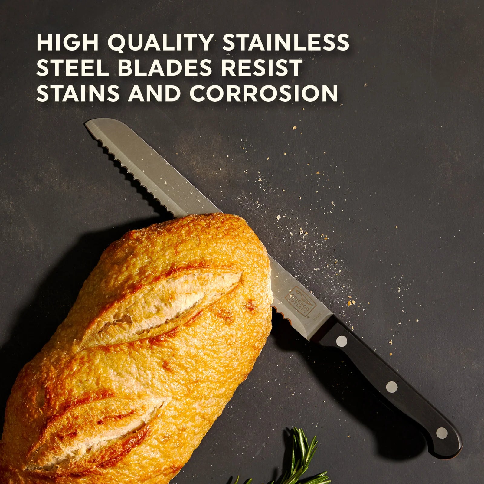 Corelle Lightweight Plates Chicago Dinnerware Essentials 8 Bread Knife - Image 4