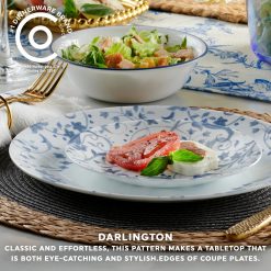 Alternative view of Corelle Lightweight Plates Darlington 12-piece Dinnerware Set, Service for 4