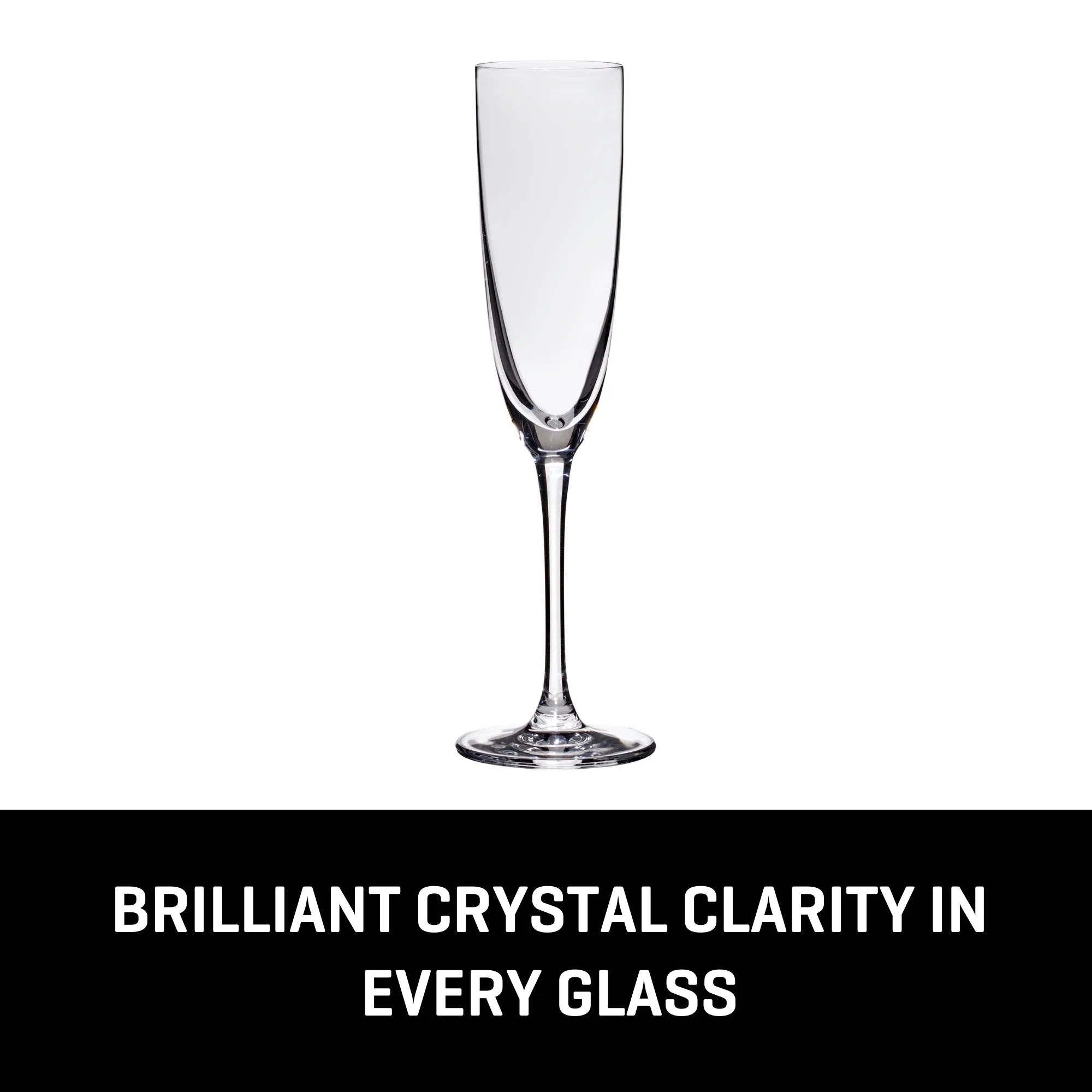 Lucaris Tokyo Temptation Champagne Glasses (4-Pieces), 5-ounce, Dishwasher Safe, Lead-free Crystalline - Image 2
