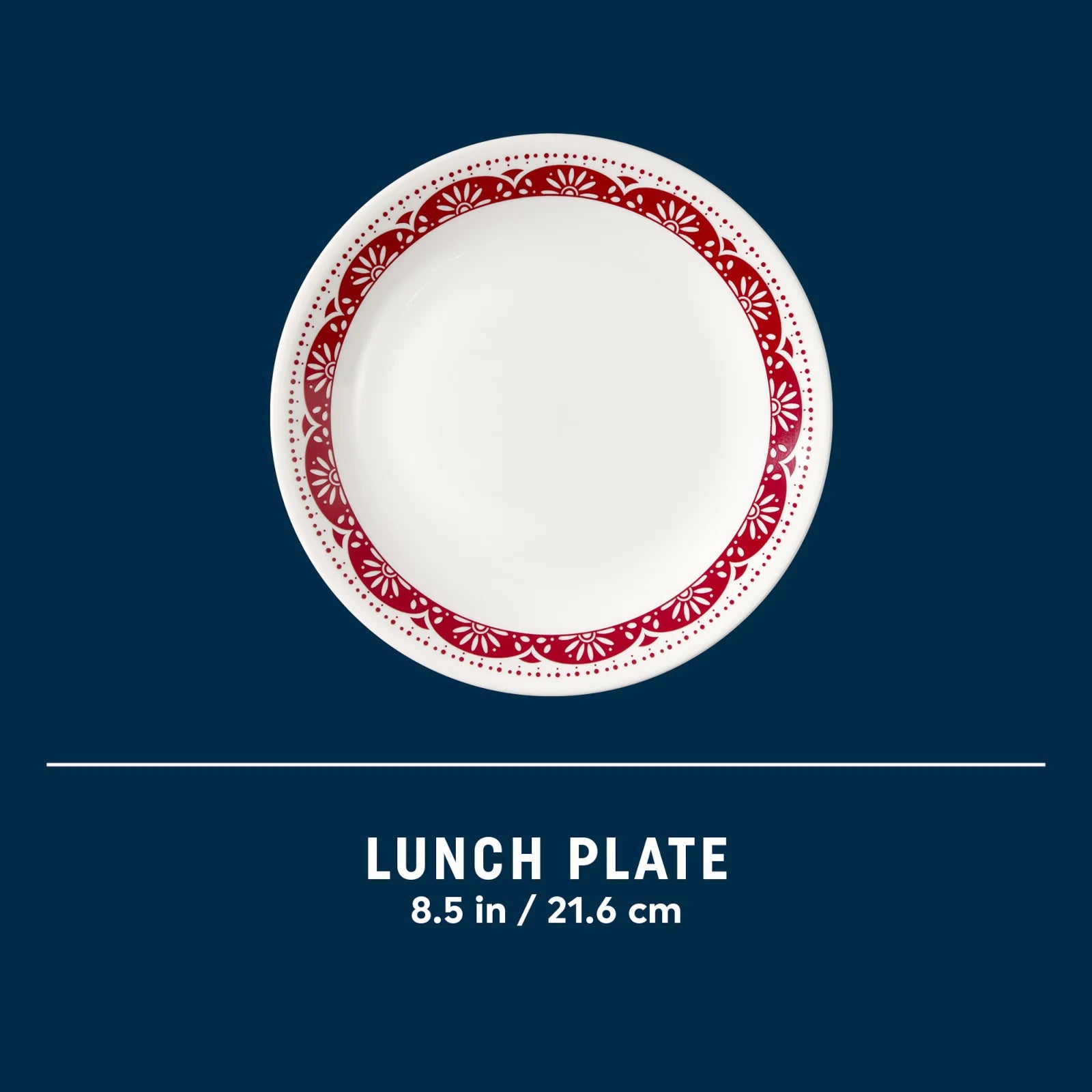 Corelle Lightweight Plates Sadie 8.5 Salad Plate - Image 4