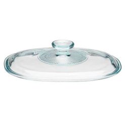 CorningWare  French White  Glass Lid for 1.5-quart Oval Baking Dish