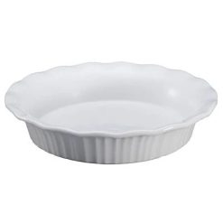 CorningWare  French White  9 Pie Plate