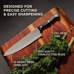 Alternative view of Corelle Lightweight Plates Chicago Dinnerware Essentials  8 Chef Knife