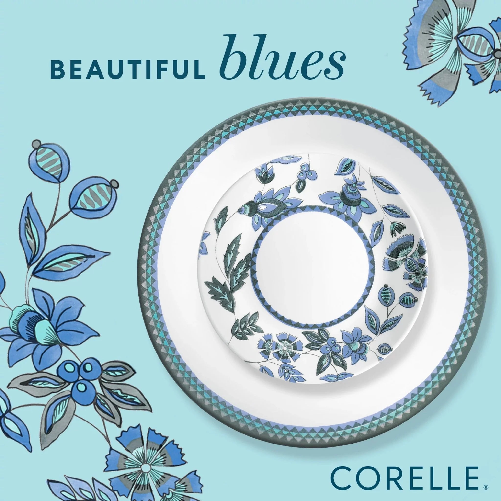 Corelle Lightweight Plates Veranda 10.25 Dinner Plate - Image 3