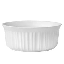 CorningWare  French White  1.5-quart Round Casserole Dish