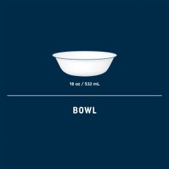 Alternative view of Corelle Lightweight Plates Botanical Stripes 18-ounce Cereal Bowl