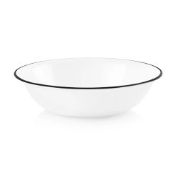 Corelle Lightweight Plates Inked Poppy 10-ounce Dip & Condiment Bowl