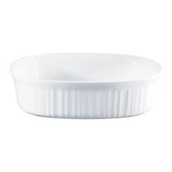 CorningWare  French White  2.5-quart Oval Casserole Dish
