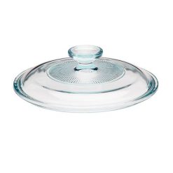 CorningWare  French White  Fluted Glass Lid for 1.5-quart Round Baking Dish