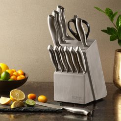 Alternative view of Corelle Lightweight Plates Chicago Dinnerware Insignia Steel  13-piece Block Set