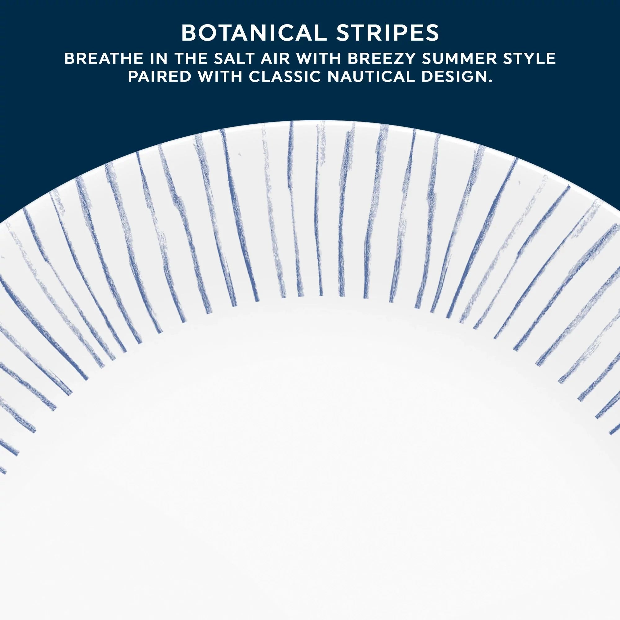 Corelle Lightweight Plates Botanical Stripes 32-piece Dinnerware Set, Service for 8 - Image 5