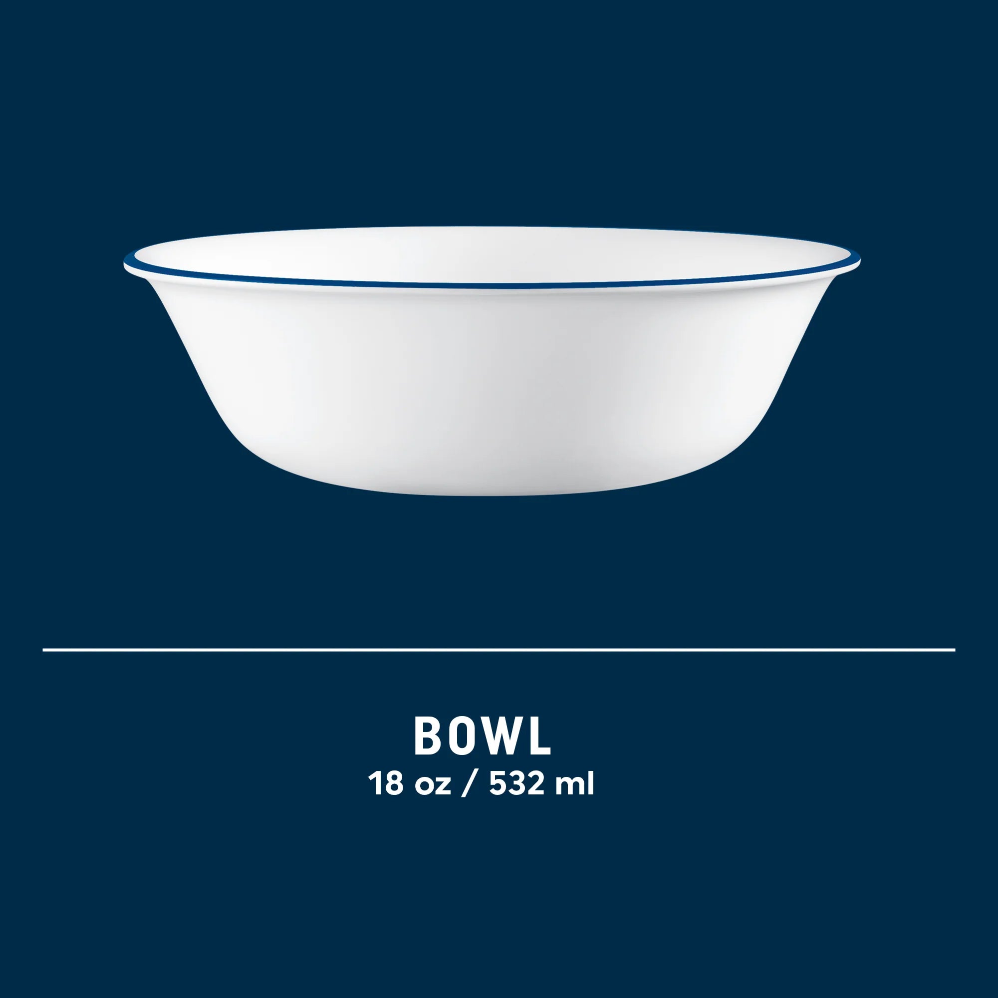 Corelle Lightweight Plates Darlington 18-ounce Cereal/Soup Bowl - Image 3