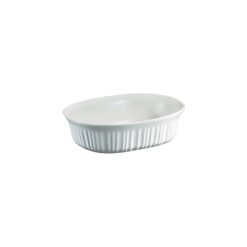 CorningWare  French White  1.5-quart Oval Casserole Dish