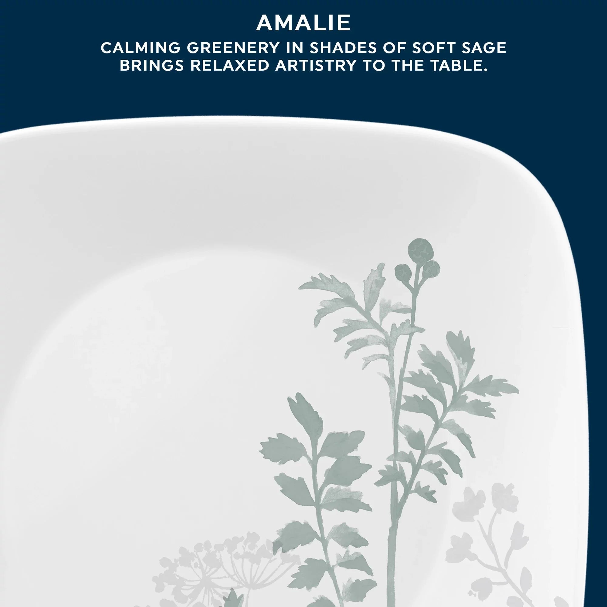 Corelle Lightweight Plates Amalie 16-piece Dinnerware Set, Service for 4 - Image 4