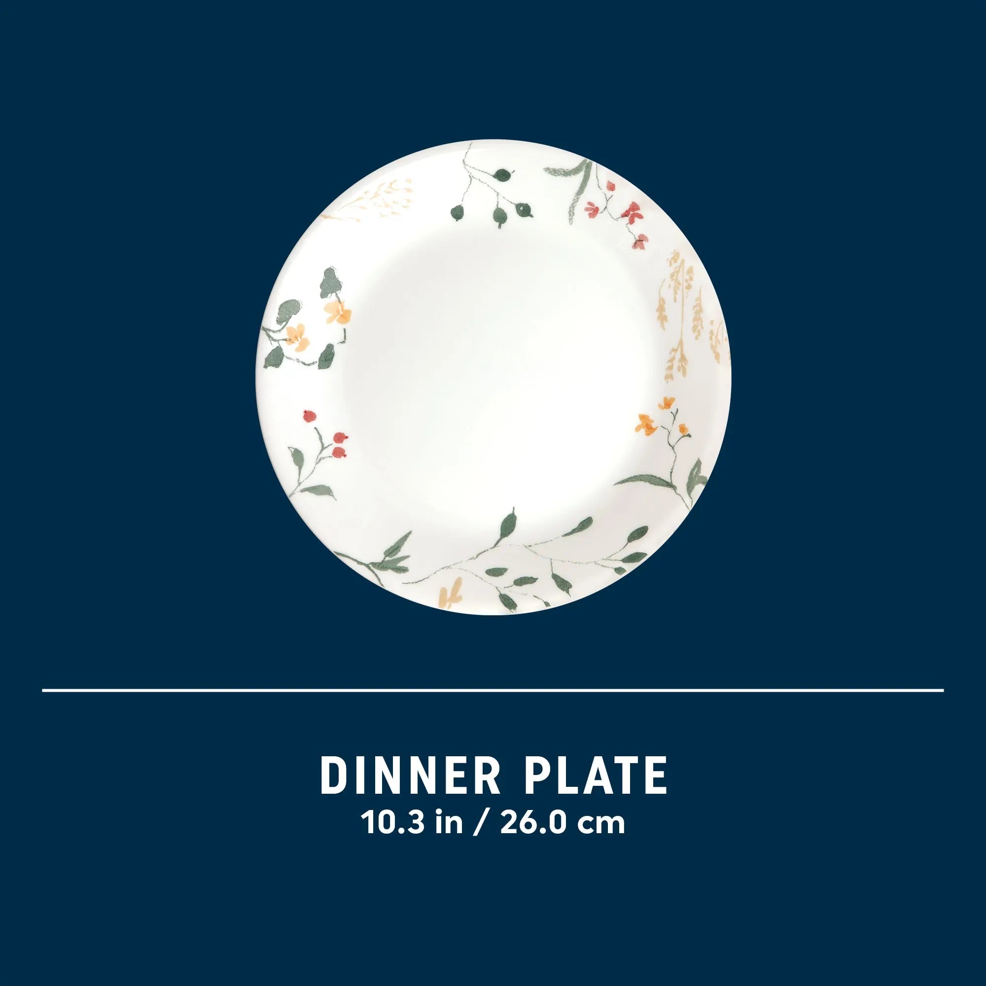 Corelle Lightweight Plates Wildflower Scatter 10.25 Dinner Plate - Image 8