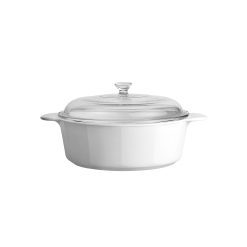 CorningWare  Just White 0.8-Liter Casserole with Cover