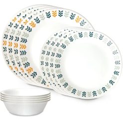 Corelle Lightweight Plates Anders 12-piece Dinnerware Set, Service for 4