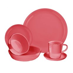 CorningWare  6-piece Vermilion Dinnerware Set , Service for 1