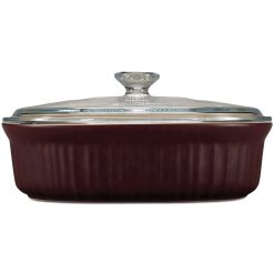 CorningWare  French Colors 2.5-quart Oval Baking Dish, Cabernet