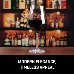 Alternative view of Lucaris Tokyo Temptation Cabernet Glasses (4-Pieces), 16-ounce, Dishwasher Safe, Lead-free Crystalline