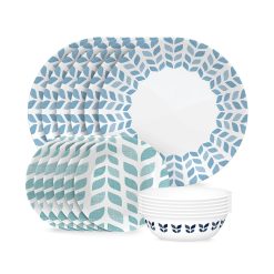 Corelle Lightweight Plates Global Collection Northern Pines 18-piece Dinnerware Set, Service for 6