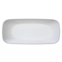 Corelle Lightweight Plates  Pure White Appetizer Tray- 10.5