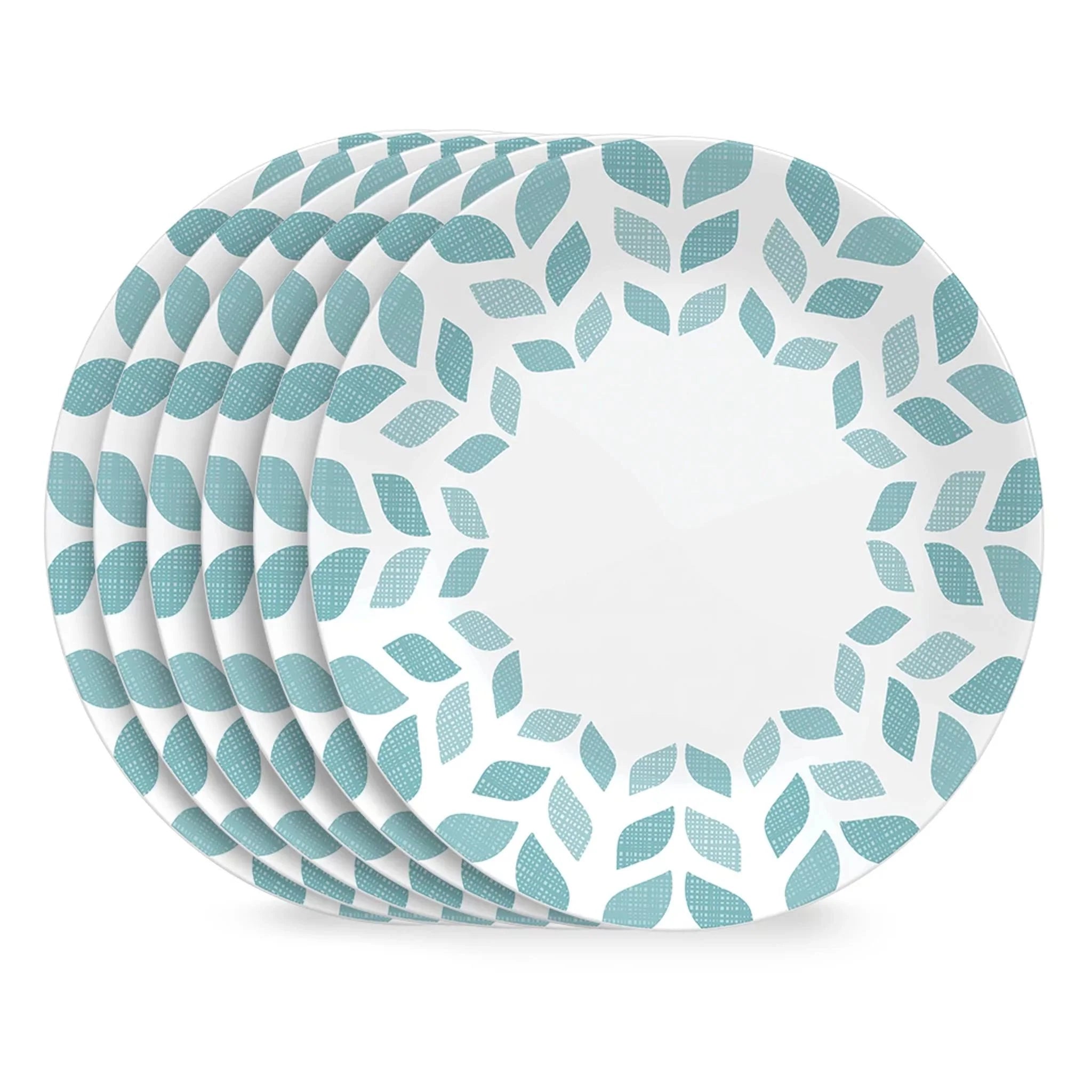 Corelle Lightweight Plates Global Collection Northern Pines 8.5 Salad Plates, 6-pack