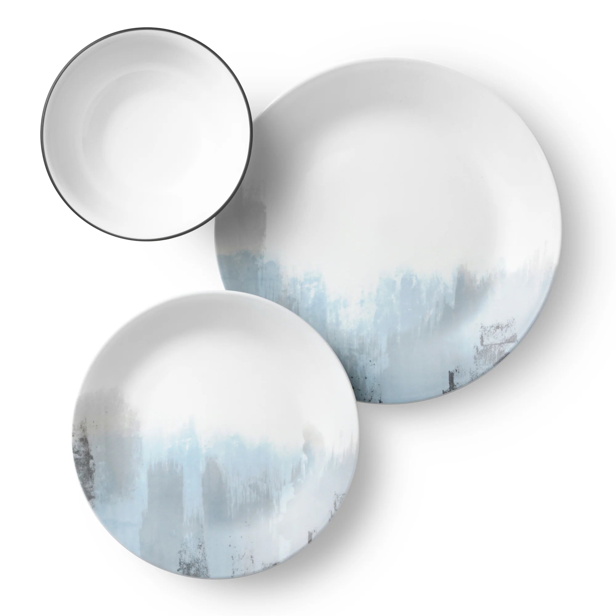 Corelle Lightweight Plates Tranquil Reflections 12-piece Dinnerware Set, Service for 4 - Image 5