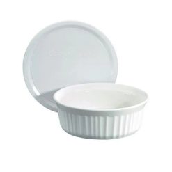 CorningWare  French White  24-ounce Baking Dish with Lid