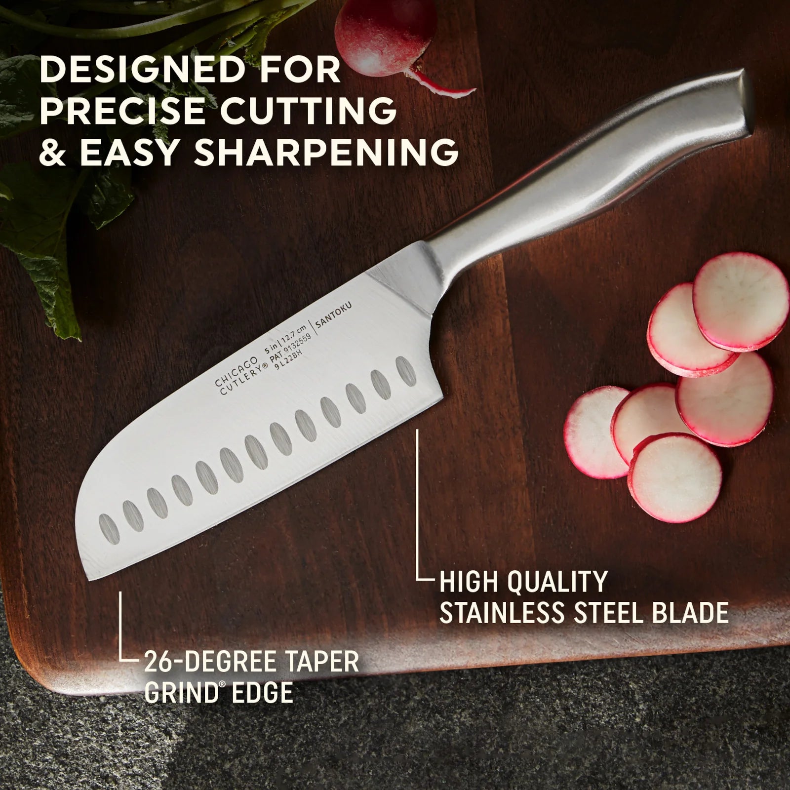 Corelle Lightweight Plates Chicago Dinnerware Insignia Steel Guided Grip 2-piece Knife Set - Image 3