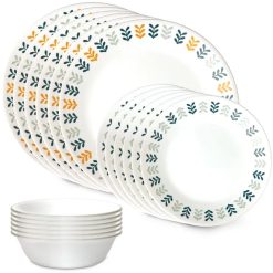 Corelle Lightweight Plates Anders 18-piece Dinnerware Set, Service for 6