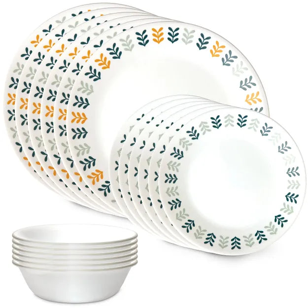 Corelle Lightweight Plates Anders 18-piece Dinnerware Set, Service for 6