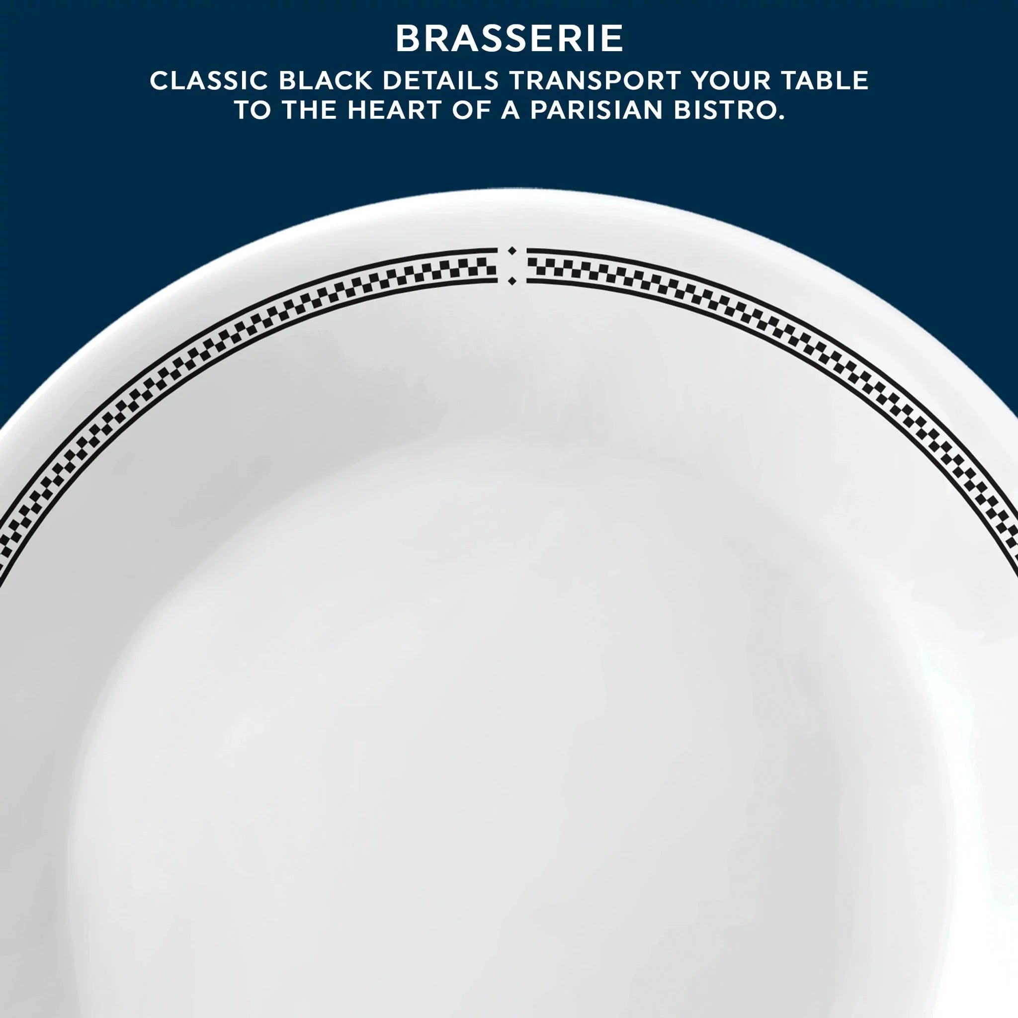 Corelle Lightweight Plates Brasserie 6.75 Appetizer Plate - Image 2