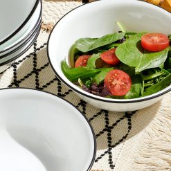 Alternative view of Corelle Lightweight Plates Delicate Grid 18-piece Dinnerware Set, Service for 6