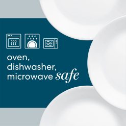Alternative view of Corelle Lightweight Plates Winter Frost White 10-ounce Dip & Condiment Bowl