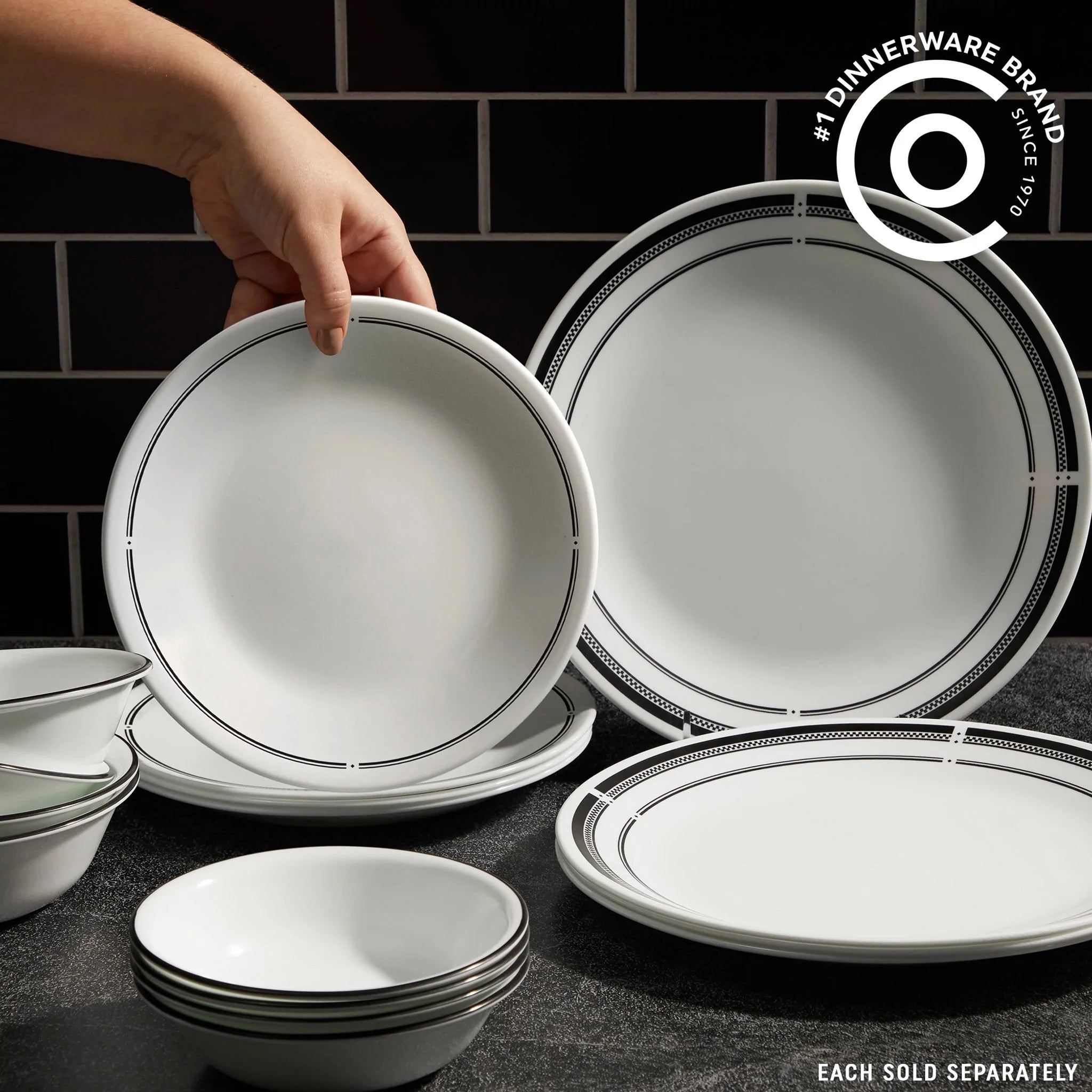 Corelle Lightweight Plates Brasserie 18-ounce Cereal Bowl - Image 3