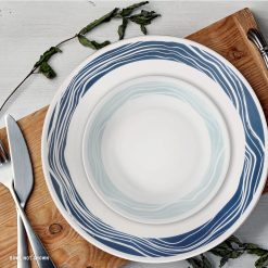 Alternative view of Corelle Lightweight Plates Acadia 18-piece Dinnerware Set, Service for 6