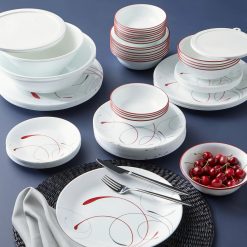Alternative view of Corelle Lightweight Plates Classic Splendor 78-piece Dinnerware Set, Service for 12