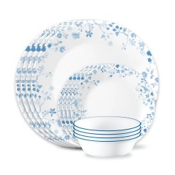 Corelle Lightweight Plates Garden Song 12-piece Dinnerware Set, Service for 4