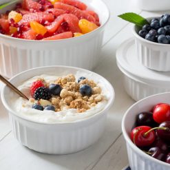 Alternative view of CorningWare  French White  10-piece Round Bakeware Set
