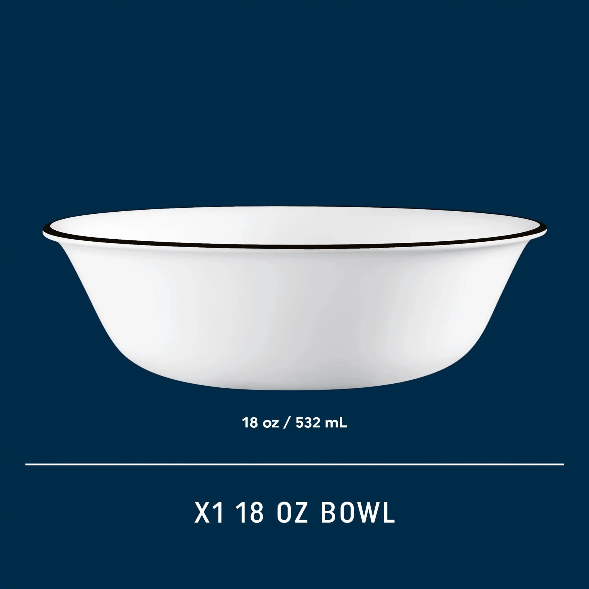 Corelle Lightweight Plates Brasserie 18-ounce Cereal Bowl - Image 2