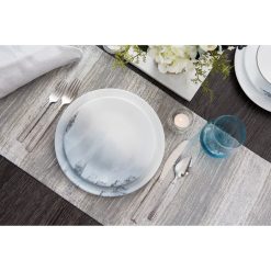 Alternative view of Corelle Lightweight Plates Tranquil Reflections 12-piece Dinnerware Set, Service for 4