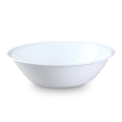 Corelle Lightweight Plates Winter Frost White Meal Bowl, 4-pack
