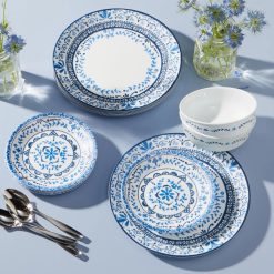 Alternative view of Corelle Lightweight Plates Portofino 18-piece Dinnerware Set, Service for 6