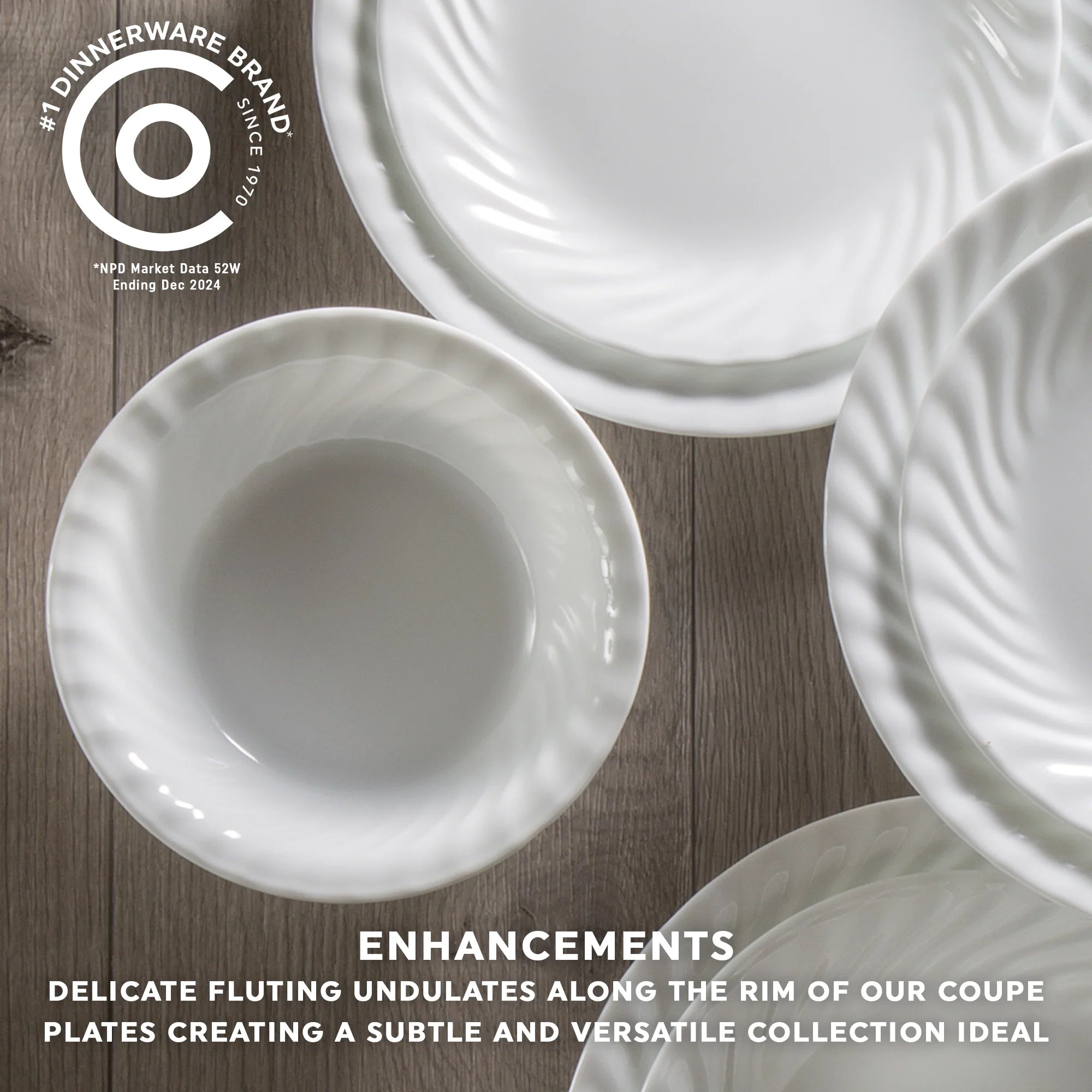 Corelle Lightweight Plates Enhancements 18-ounce Glass Cereal/Soup Bowl - Image 3