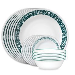 Corelle Lightweight Plates Penelope 18-piece Dinnerware Set, Service for 6